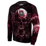 new mexico lobos skull artwork red black hoodie best selling