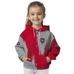 new mexico lobos splatter effect red hoodie best selling