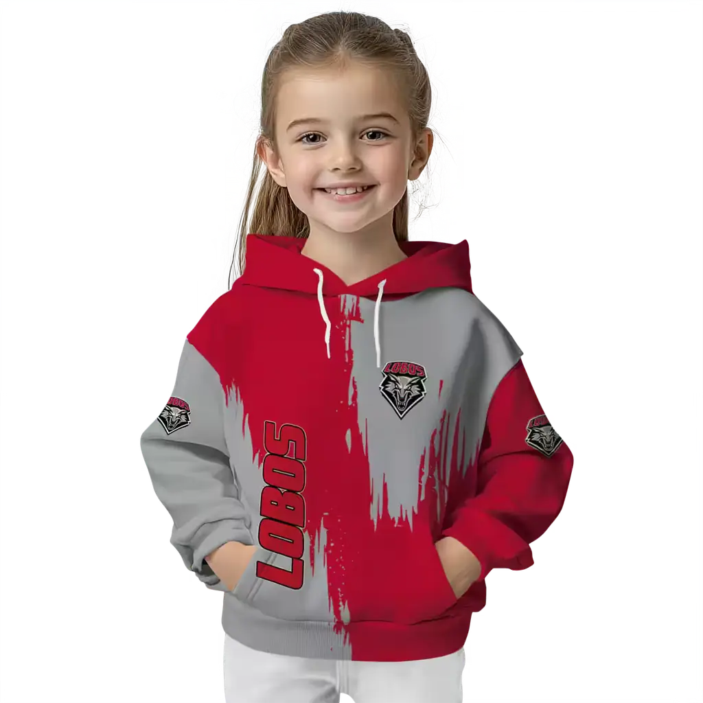new mexico lobos splatter effect red hoodie top rated new mexico lobos splatter effect red hoodie top rated