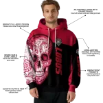 new mexico lobos sugar skull red black hoodie best selling