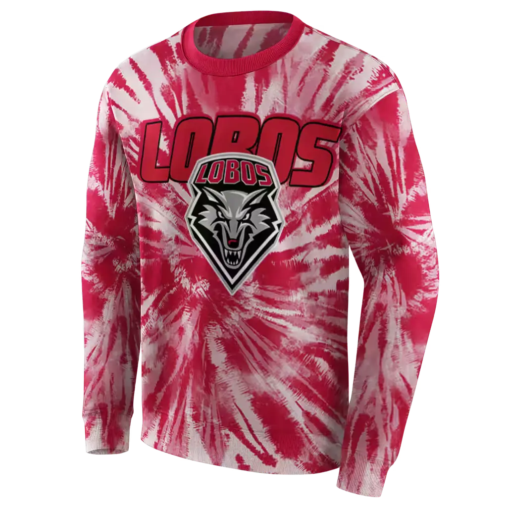 new mexico lobos tie dye pattern red hoodie new arrival new mexico lobos tie dye pattern red hoodie new arrival