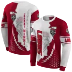 new mexico lobos triangular pattern red white hoodie best selling