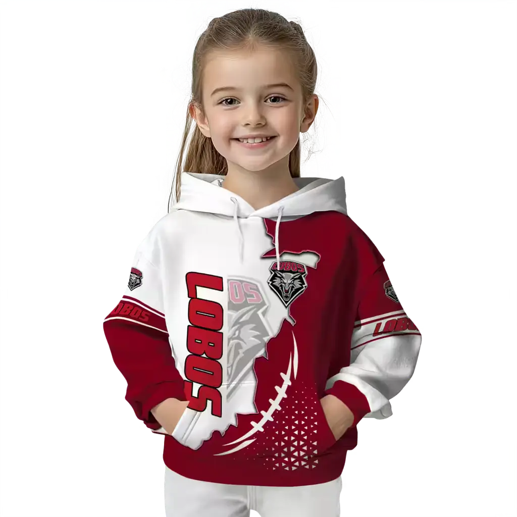 new mexico lobos triangular pattern red white hoodie top rated new mexico lobos triangular pattern red white hoodie top rated