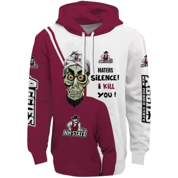 new mexico state aggies achmed skull crimson hoodie best selling