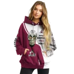 new mexico state aggies achmed skull crimson hoodie best selling