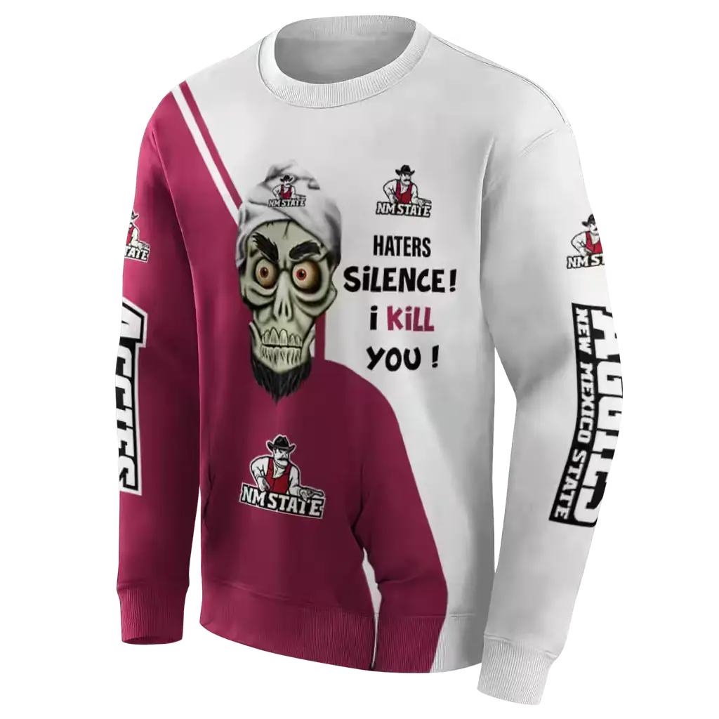 new mexico state aggies achmed skull crimson hoodie new arrival new mexico state aggies achmed skull crimson hoodie new arrival