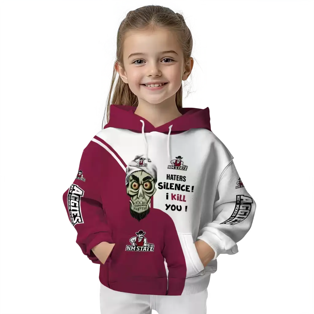 new mexico state aggies achmed skull crimson hoodie top rated new mexico state aggies achmed skull crimson hoodie top rated