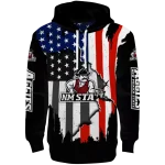 new mexico state aggies american pride black hoodie best selling