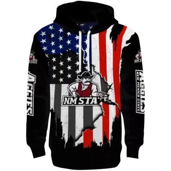 new mexico state aggies american pride black hoodie best selling
