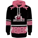 new mexico state aggies awareness ribbon black pink hoodie best selling
