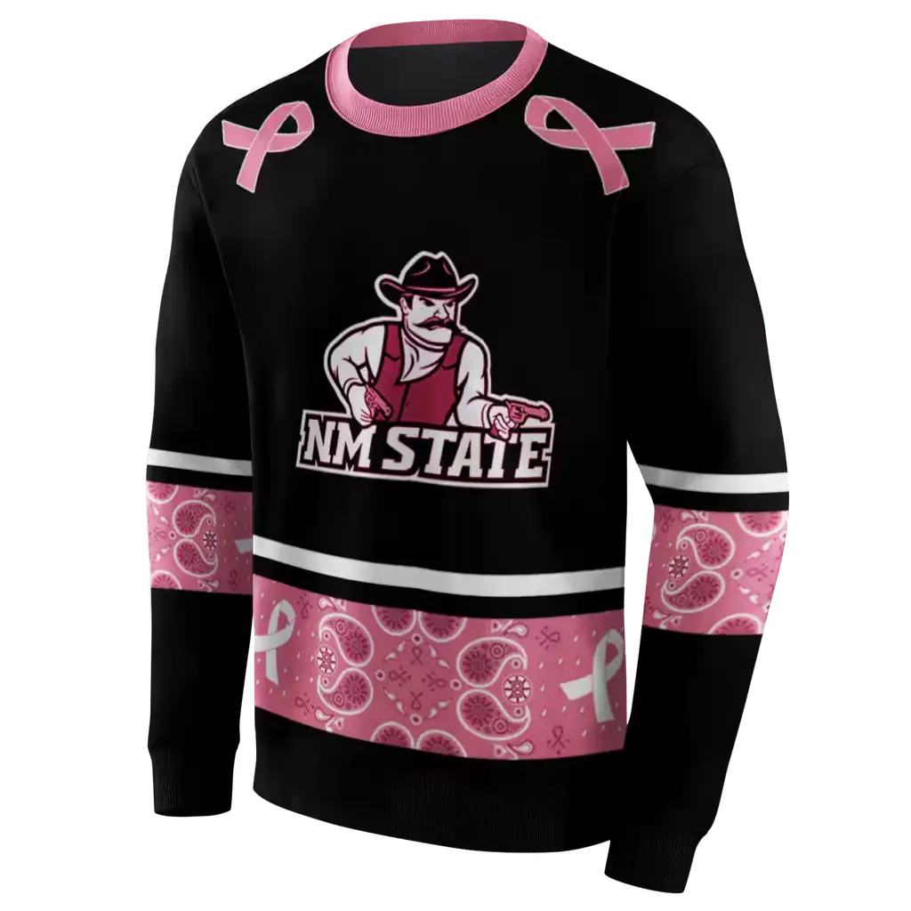 new mexico state aggies awareness ribbon black pink hoodie new arrival new mexico state aggies awareness ribbon black pink hoodie new arrival