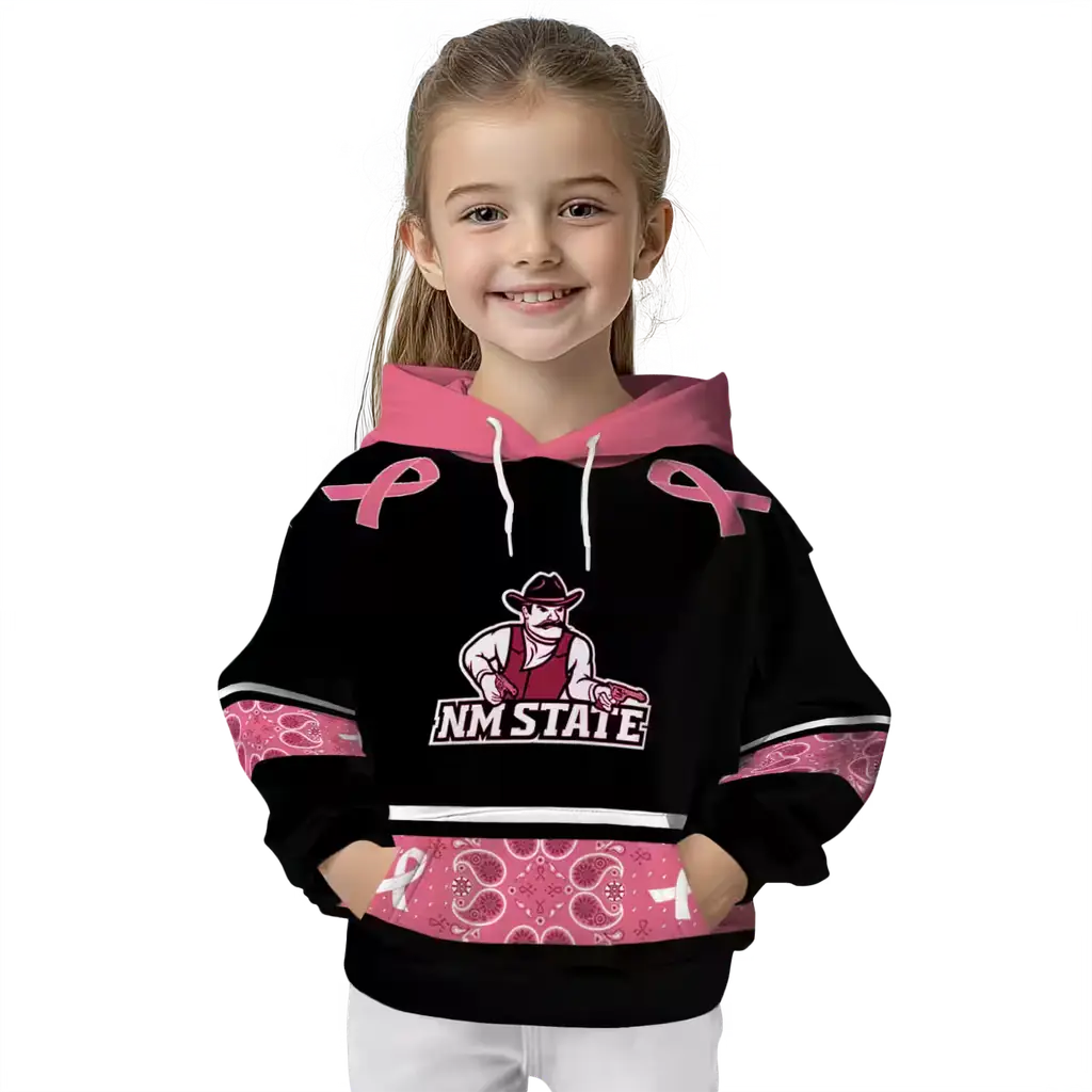 new mexico state aggies awareness ribbon black pink hoodie top rated new mexico state aggies awareness ribbon black pink hoodie top rated