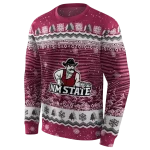 new mexico state aggies christmas trees crimson hoodie best selling