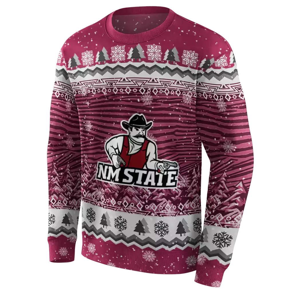 new mexico state aggies christmas trees crimson hoodie new arrival new mexico state aggies christmas trees crimson hoodie new arrival
