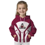 new mexico state aggies concentric lines crimson black hoodie best selling