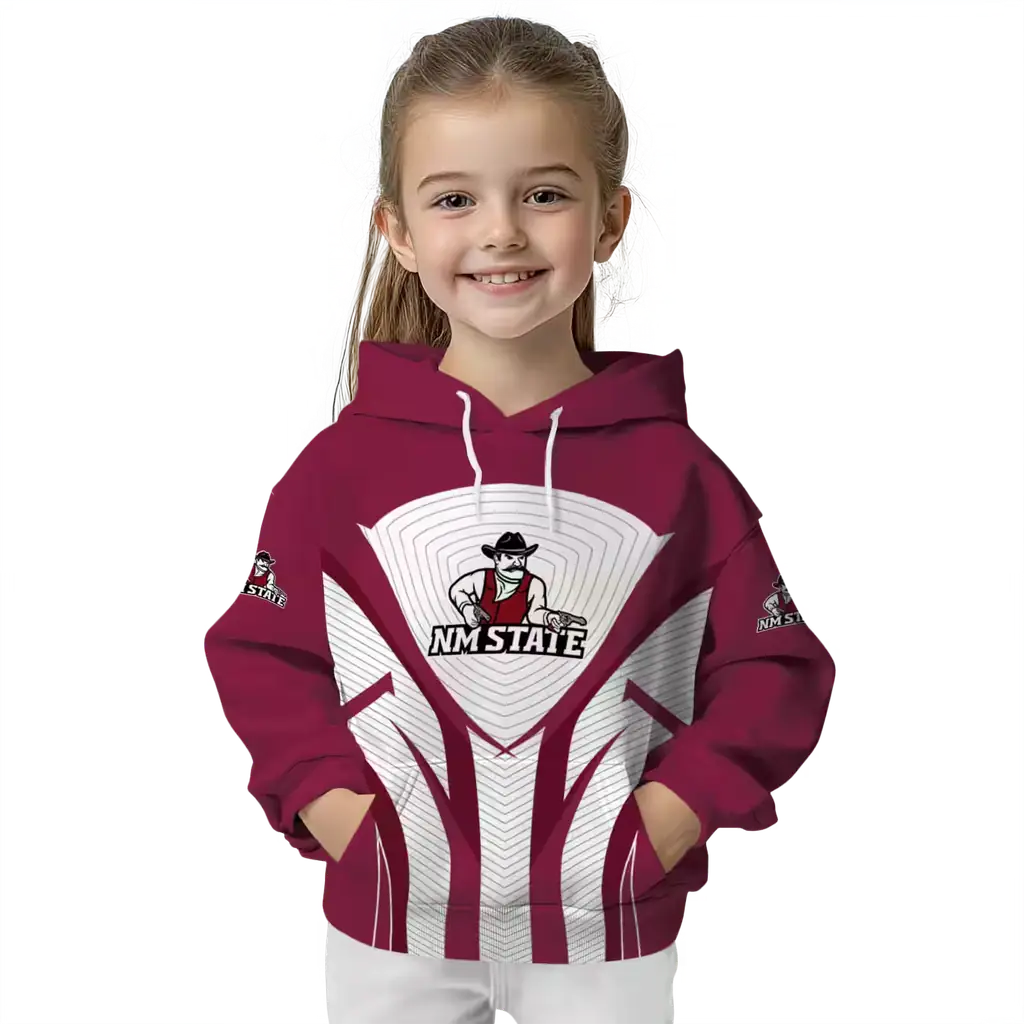 new mexico state aggies concentric lines crimson black hoodie top rated new mexico state aggies concentric lines crimson black hoodie top rated