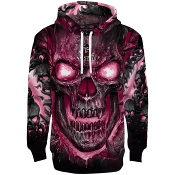 new mexico state aggies demonic skull crimson black hoodie best selling