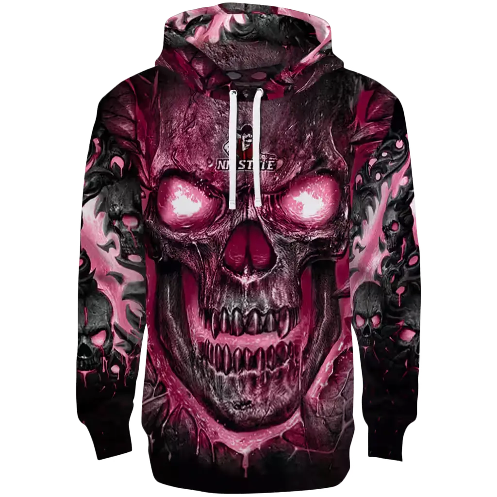 new mexico state aggies demonic skull crimson black hoodie best selling new mexico state aggies demonic skull crimson black hoodie best selling