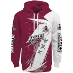 new mexico state aggies dynamic slash crimson white hoodie best selling