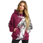 new mexico state aggies dynamic slash crimson white hoodie best selling