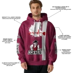 new mexico state aggies football heartbeat crimson hoodie best selling