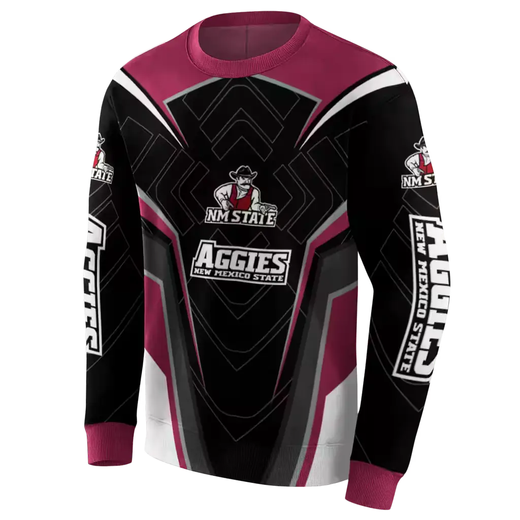 new mexico state aggies futuristic pattern crimson black hoodie new arrival new mexico state aggies futuristic pattern crimson black hoodie new arrival