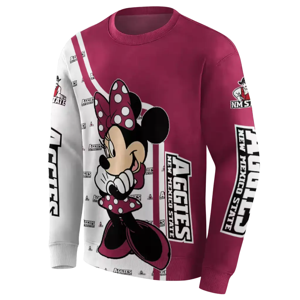 new mexico state aggies minnie mouse crimson hoodie new arrival new mexico state aggies minnie mouse crimson hoodie new arrival