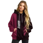new mexico state aggies monogram pattern crimson hoodie best selling