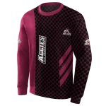 new mexico state aggies monogram pattern crimson hoodie best selling