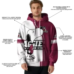 new mexico state aggies playful snoopy crimson hoodie best selling