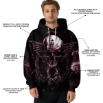 new mexico state aggies skull artwork crimson black hoodie best selling