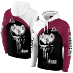 new mexico state aggies skull punisher white black hoodie best selling