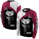 new mexico state aggies skull punisher white black hoodie best selling