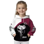 new mexico state aggies skull punisher white black hoodie best selling