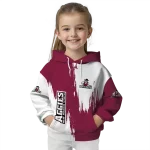 new mexico state aggies splatter effect crimson hoodie best selling