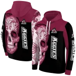new mexico state aggies sugar skull crimson black hoodie best selling