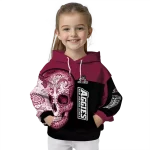 new mexico state aggies sugar skull crimson black hoodie best selling