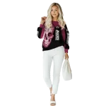 new mexico state aggies sugar skull crimson black hoodie best selling