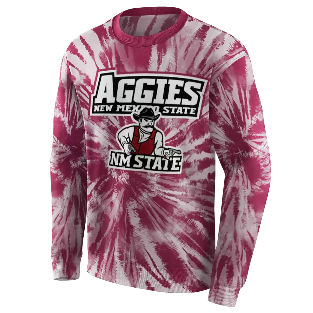 new mexico state aggies tie dye pattern crimson hoodie new arrival new mexico state aggies tie dye pattern crimson hoodie new arrival