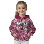 new mexico state aggies tie dye pattern crimson hoodie best selling
