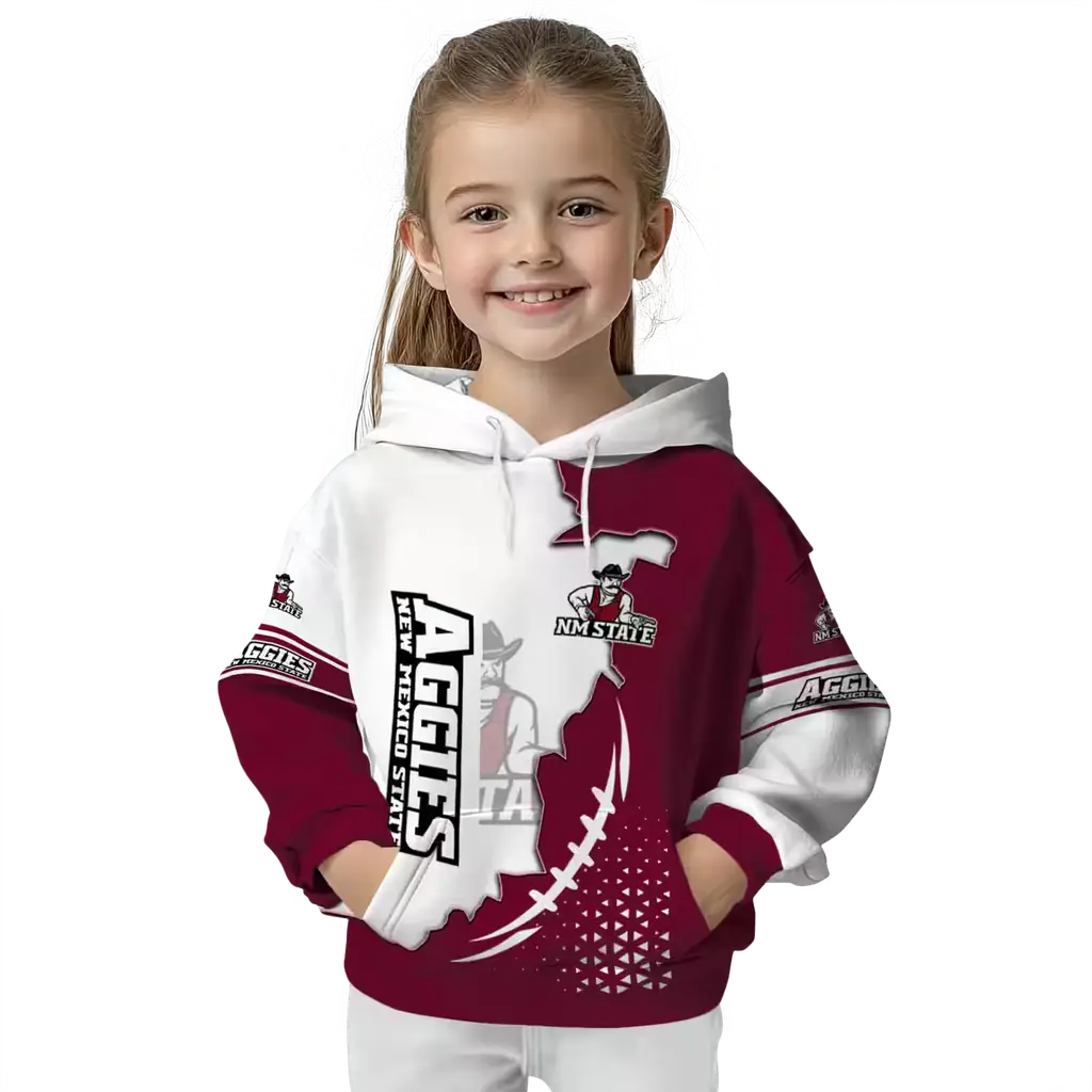 new mexico state aggies triangular pattern crimson white hoodie top rated new mexico state aggies triangular pattern crimson white hoodie top rated