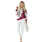 new mexico state aggies triangular pattern crimson white hoodie best selling