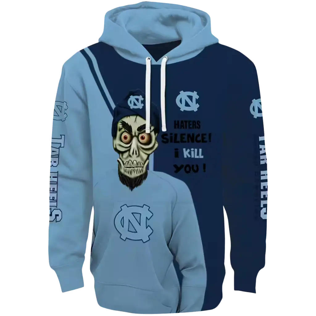 north carolina tar heels achmed skull light blue hoodie best selling north carolina tar heels achmed skull light blue hoodie best selling