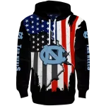 north carolina tar heels american pride black hoodie best selling