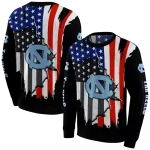 north carolina tar heels american pride black hoodie best selling