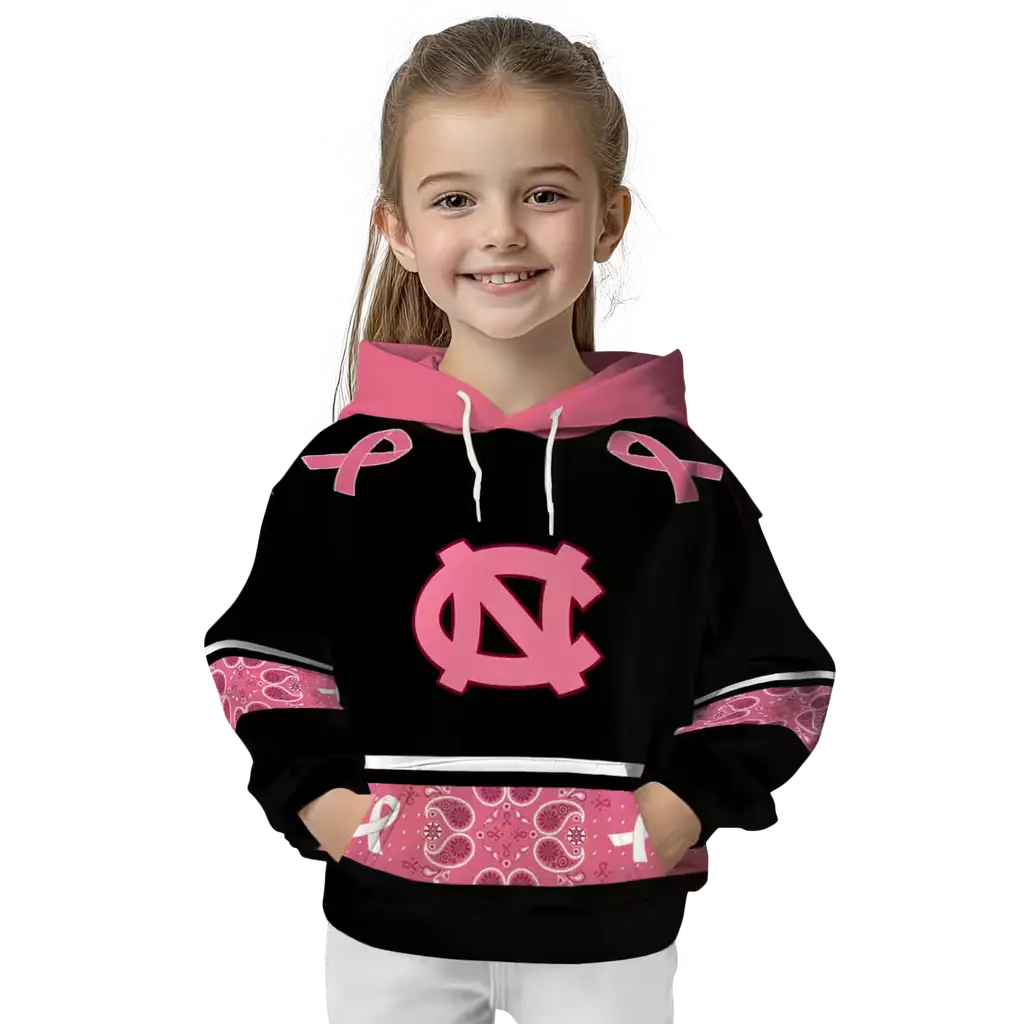 north carolina tar heels awareness ribbon black pink hoodie top rated north carolina tar heels awareness ribbon black pink hoodie top rated