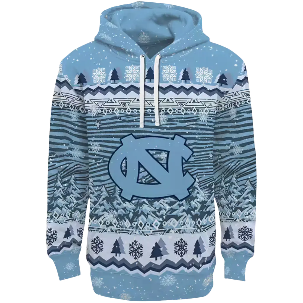 north carolina tar heels christmas trees light blue hoodie best selling north carolina tar heels christmas trees light blue hoodie best selling