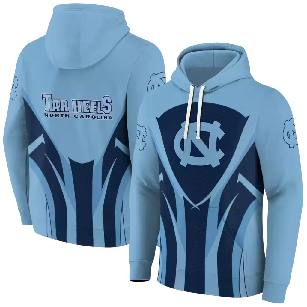 north carolina tar heels concentric lines light blue black hoodie fashion forward north carolina tar heels concentric lines light blue black hoodie fashion forward