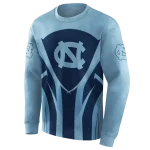 north carolina tar heels concentric lines light blue black hoodie best selling