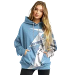 north carolina tar heels dynamic slash light blue white hoodie best selling